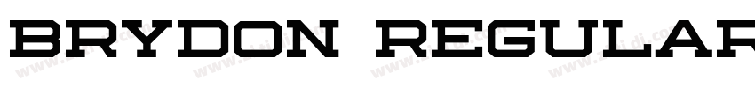 Brydon Regular字体转换